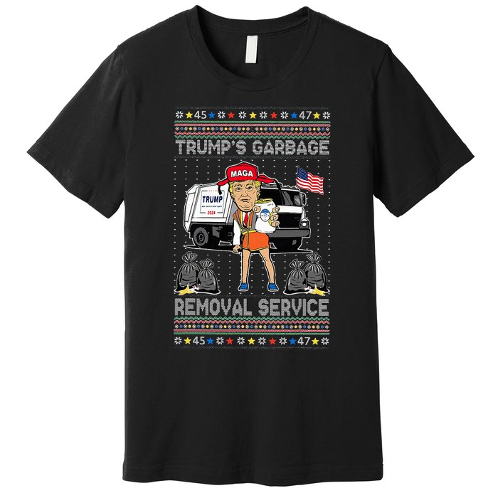 TrumpS Garbage Removal Service Funny Trump President 2025 Premium T-Shirt