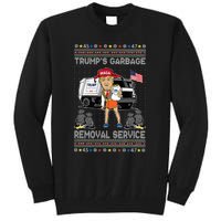 TrumpS Garbage Removal Service Funny Trump President 2025 Tall Sweatshirt