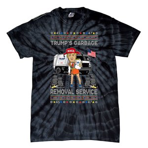 TrumpS Garbage Removal Service Funny Trump President 2025 Tie-Dye T-Shirt