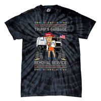 TrumpS Garbage Removal Service Funny Trump President 2025 Tie-Dye T-Shirt