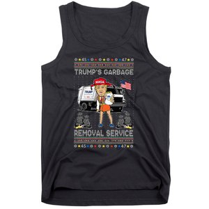 TrumpS Garbage Removal Service Funny Trump President 2025 Tank Top