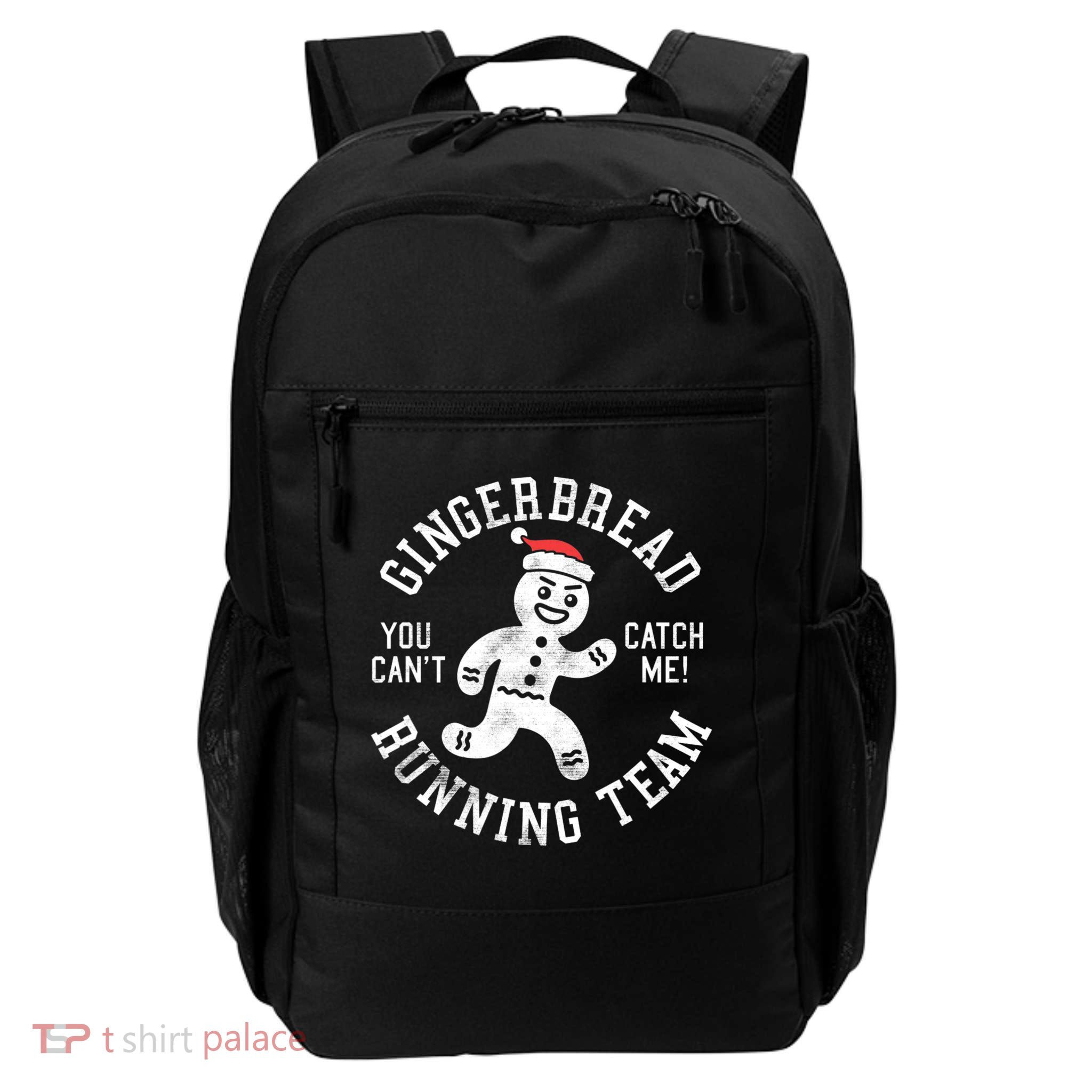 Trendy Gingerbread Running Team Christmas Humor Daily Commute Backpack