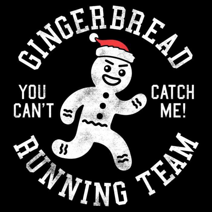 Trendy Gingerbread Running Team Christmas Humor 16 in Basic Backpack