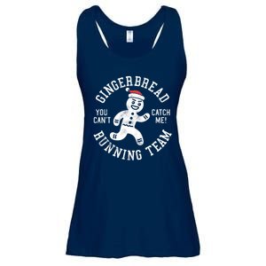 Trendy Gingerbread Running Team Christmas Humor Ladies Essential Flowy Tank