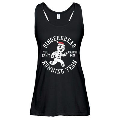 Trendy Gingerbread Running Team Christmas Humor Ladies Essential Flowy Tank