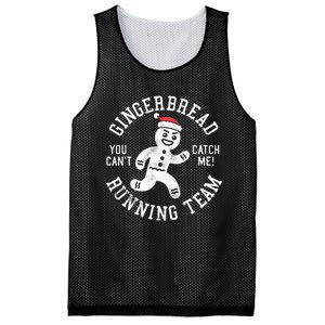 Trendy Gingerbread Running Team Christmas Humor Mesh Reversible Basketball Jersey Tank