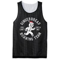 Trendy Gingerbread Running Team Christmas Humor Mesh Reversible Basketball Jersey Tank