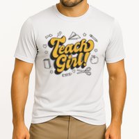 Teach Girl Retro Cute Gift For Teacher Cooling Performance Crew T-Shirt