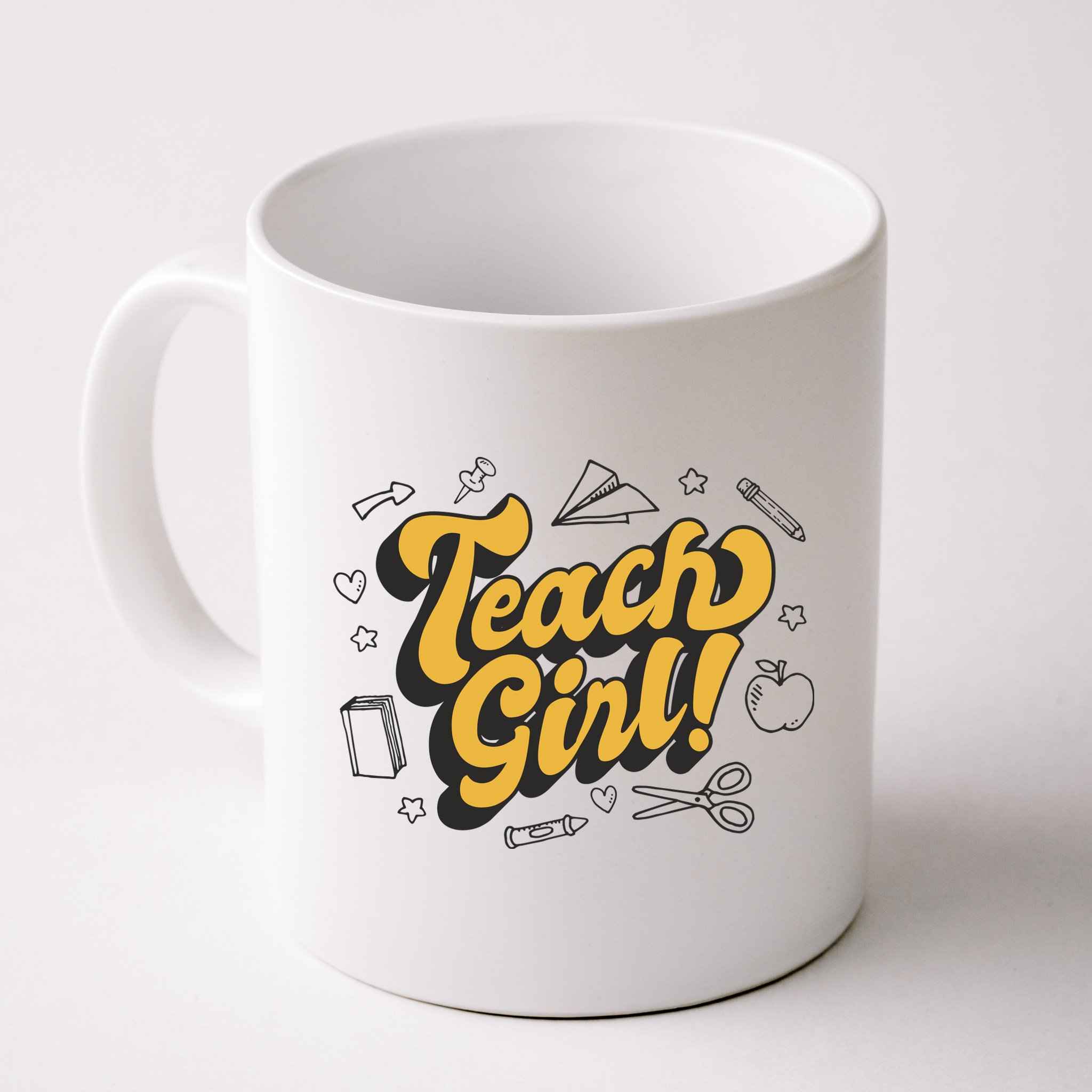 Teach Girl Retro Cute Gift For Teacher Mug