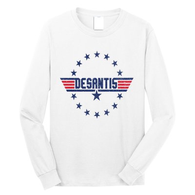 Top Gov Ron Desantis Long Sleeve Shirt