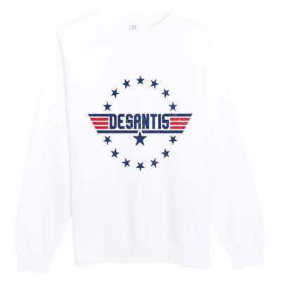 Top Gov Ron Desantis Premium Crewneck Sweatshirt