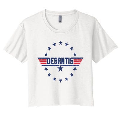 Top Gov Ron Desantis Women's Crop Top Tee