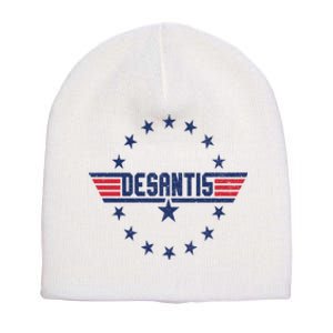 Top Gov Ron Desantis Short Acrylic Beanie