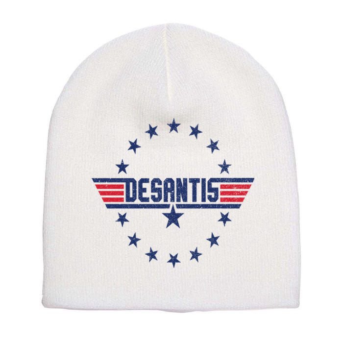 Top Gov Ron Desantis Short Acrylic Beanie