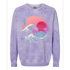 The Great Retro Wave Copy Colorblast Crewneck Sweatshirt