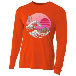 The Great Retro Wave Copy Cooling Performance Long Sleeve Crew