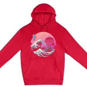 The Great Retro Wave Copy Premium Pullover Hoodie