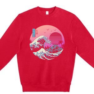 The Great Retro Wave Copy Premium Crewneck Sweatshirt