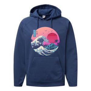 The Great Retro Wave Copy Performance Fleece Hoodie