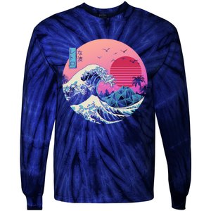 The Great Retro Wave Copy Tie-Dye Long Sleeve Shirt