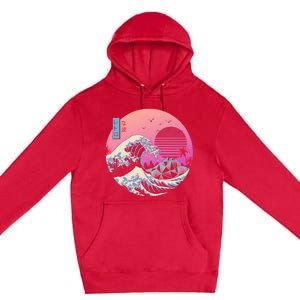 The Great Retro Wave Premium Pullover Hoodie