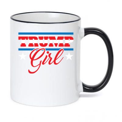 Trump Girl Reelect Donald Trump 2020 45 Pro Trump Gift 11oz Black Color Changing Mug