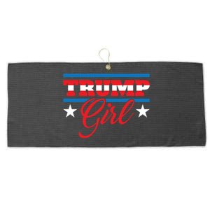 Trump Girl Reelect Donald Trump 2020 45 Pro Trump Gift Large Microfiber Waffle Golf Towel