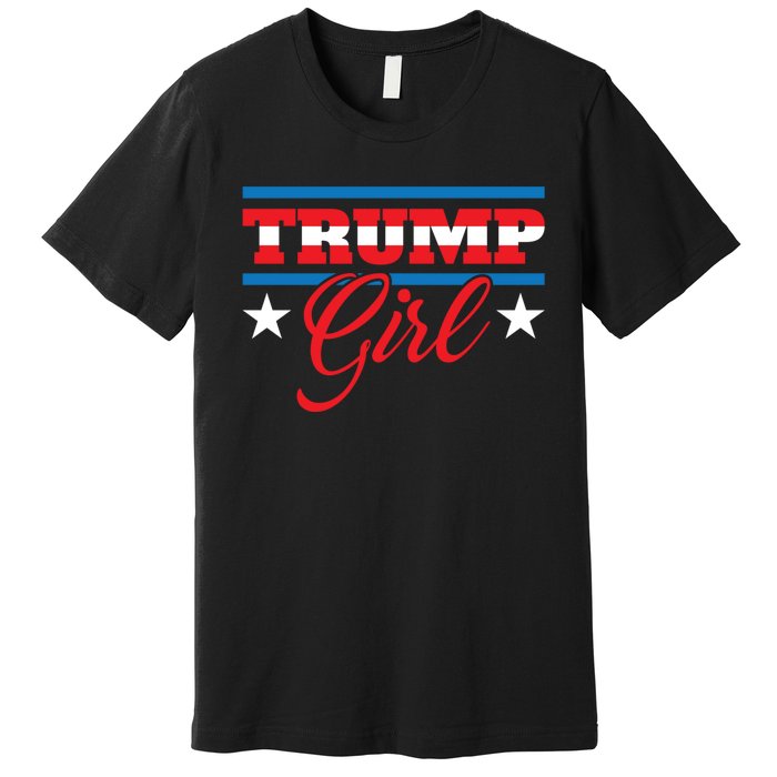 Trump Girl Reelect Donald Trump 2020 45 Pro Trump Gift Premium T-Shirt