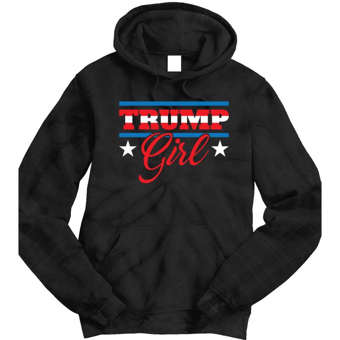 Trump Girl Reelect Donald Trump 2020 45 Pro Trump Gift Tie Dye Hoodie