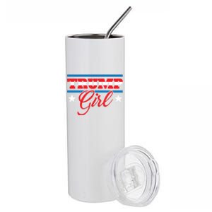 Trump Girl Reelect Donald Trump 2020 45 Pro Trump Gift Stainless Steel Tumbler