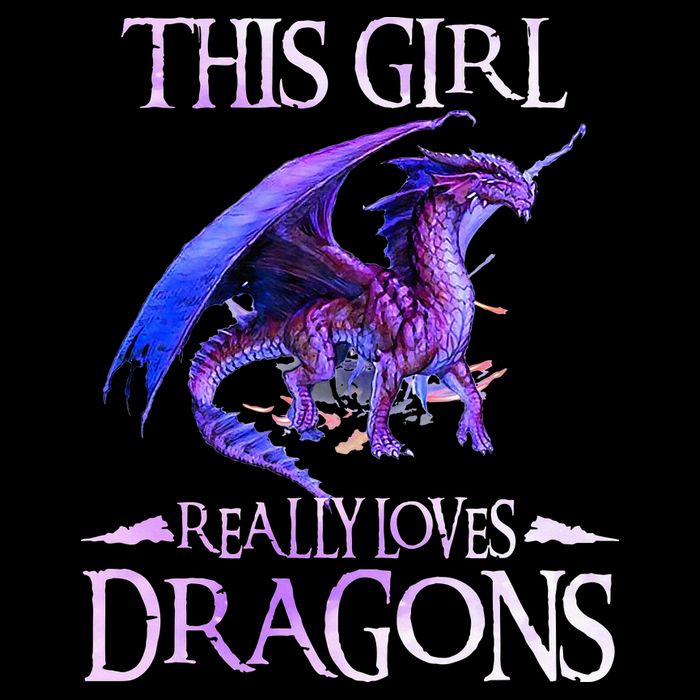 This Girl Really Loves Dragons Dragon Lover 16 in Basic Backpack