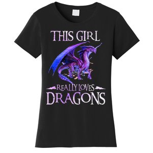 This Girl Really Loves Dragons Dragon Lover Women's T-Shirt