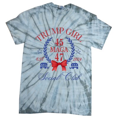 Trump Girl Retro Political Taking Back America Tie-Dye T-Shirt