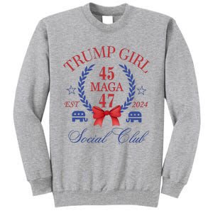 Trump Girl Retro Political Taking Back America Tall Sweatshirt