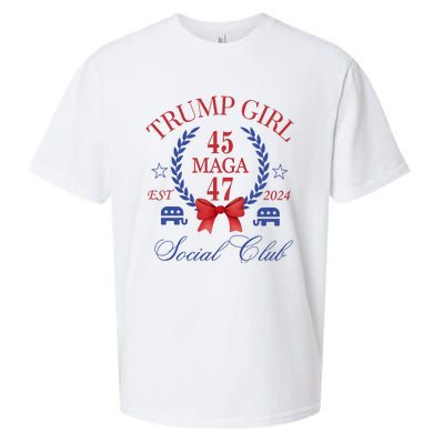 Trump Girl Retro Political Taking Back America Sueded Cloud Jersey T-Shirt