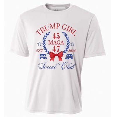 Trump Girl Retro Political Taking Back America Cooling Performance Crew T-Shirt