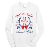 Trump Girl Retro Political Taking Back America Long Sleeve Shirt