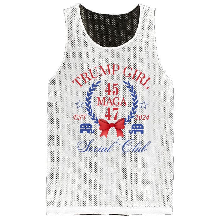 Trump Girl Retro Political Taking Back America Mesh Reversible Basketball Jersey Tank