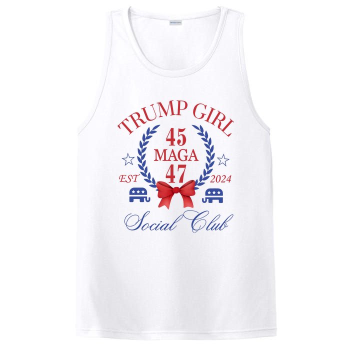 Trump Girl Retro Political Taking Back America PosiCharge Competitor Tank