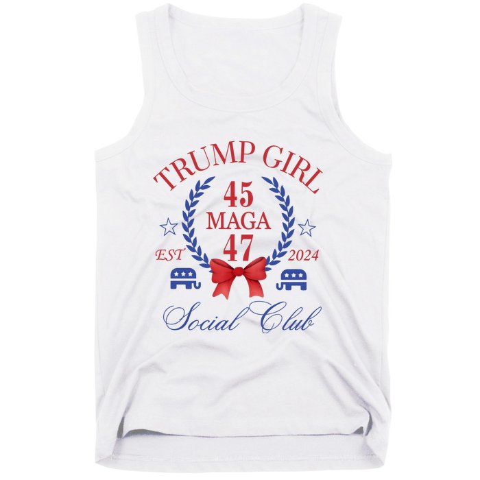 Trump Girl Retro Political Taking Back America Tank Top