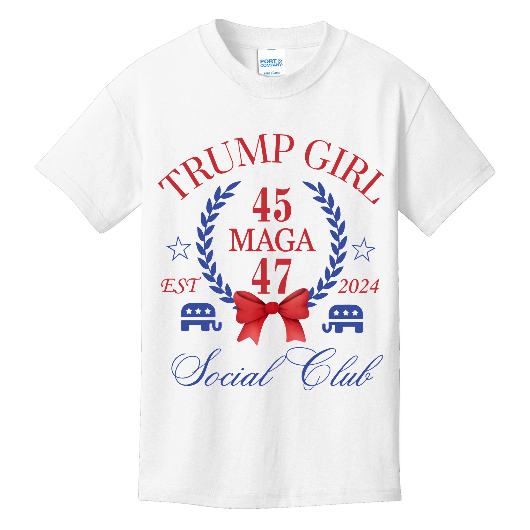 Trump Girl Retro Political Taking Back America Kids T-Shirt