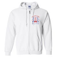 Trump Girl Retro Political Taking Back America Full Zip Hoodie