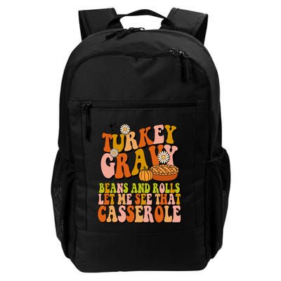 Turkey Gravy Retro Groovy Thanksgiving Food Backpack