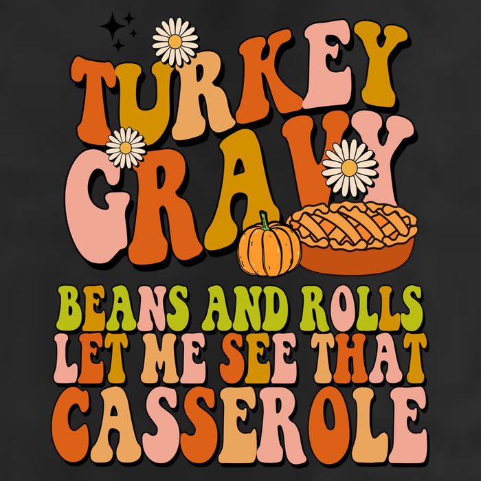Turkey Gravy Retro Groovy Thanksgiving Food Adult Drive Performance Visor