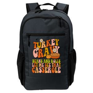 Turkey Gravy Retro Groovy Thanksgiving Food Daily Commute Backpack