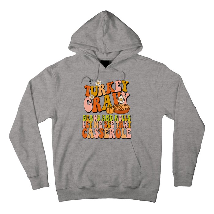 Turkey Gravy Retro Groovy Thanksgiving Food Hoodie