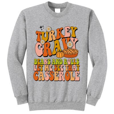 Turkey Gravy Retro Groovy Thanksgiving Food Sweatshirt