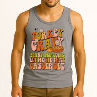 Turkey Gravy Retro Groovy Thanksgiving Food Tank Top