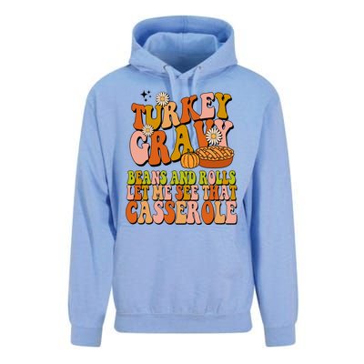 Turkey Gravy Retro Groovy Thanksgiving Food Unisex Surf Hoodie