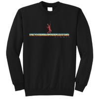 Tennis Graphic Retro Vintage Style Tennis Player Gift Sweatshirt